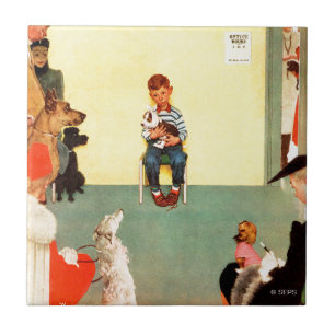 Nos veterinários por Norman Rockwell