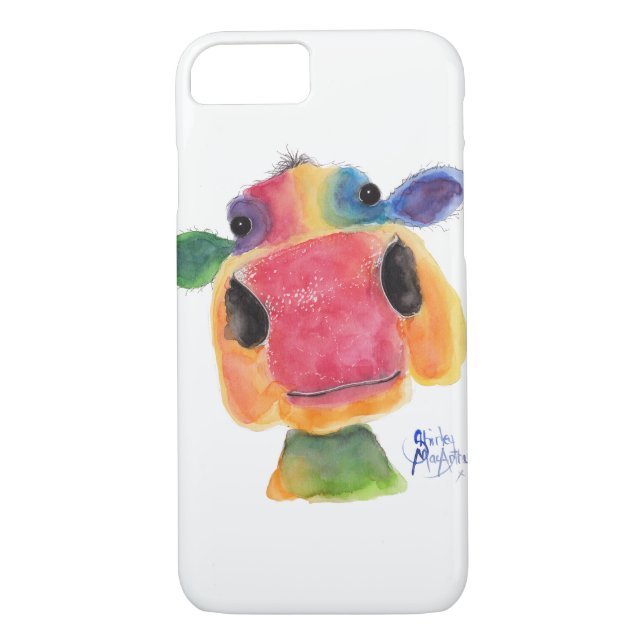 Nosey Cow ' Bridget ' Iphone Galaxy Capas (Verso)