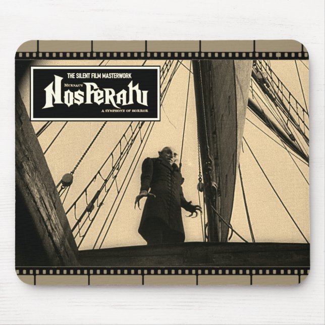 Nosferatu Clássico Filmstrip Mousepad (Frente)