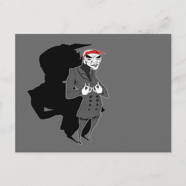 Nosferatu era um cartão postal Sanguíneo (Frente)