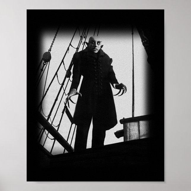 Nosferatu Vampire Horror Dracula Vlad Tepes Poster (Frente)