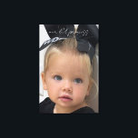 Nossa Arte da Canvas de Fotos da Princesa Li<br><div class="desc">Grande Canvas de Foto,  Arte de Muro. Foto infantil. Garota.</div>