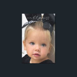 Nossa Arte da Canvas de Fotos da Princesa Li<br><div class="desc">Grande Canvas de Foto,  Arte de Muro. Foto infantil. Garota.</div>