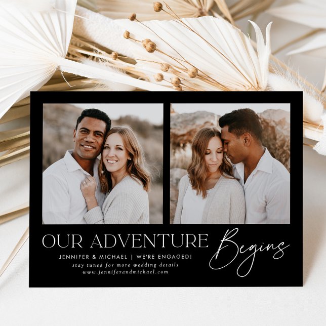 Nossa Aventura Começa O Anúncio Do Noivado Fotográ (Criador carregado)