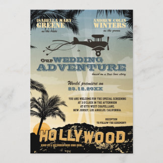 Nossa Aventura de Casamento - Convite de Casamento