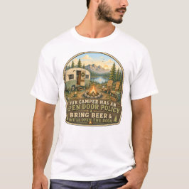 Nossa Camper Tem uma Camiseta de Política de Porta