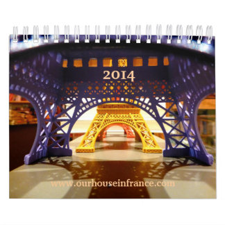 Nossa casa em France, calendário 2014