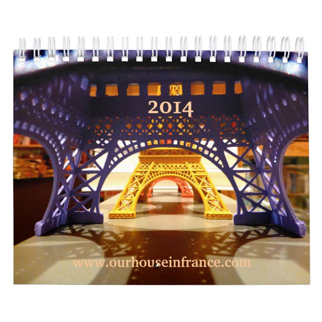 Nossa casa em France, calendário 2014 (Capa)
