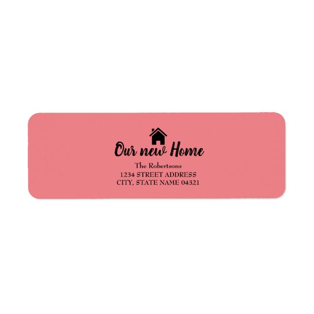 Nossa Nova Etiqueta Home (Frente)