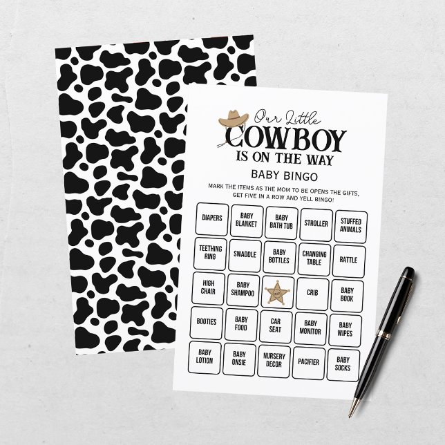 Nossa Pequena Criança de Rodeio Western Bingo de C (Criador carregado)