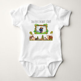 Nossa Primeira Camiseta de Bebê do Dia dos Pais