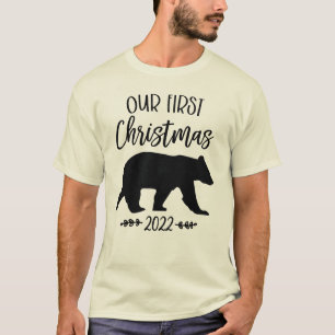Nossa Primeira Camiseta de Urso de Natal para Casa
