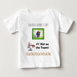 Nossa Primeira Camiseta do Dia dos Pais para Bebê