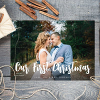 Nossa primeira foto minimalista de Natal