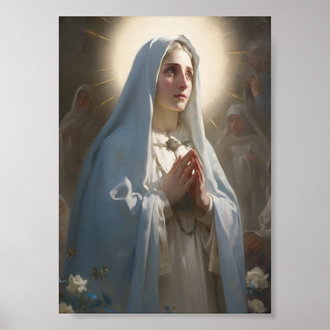 Nossa Senhora, a Mãe Bêndida Mary Impressão (Frente)