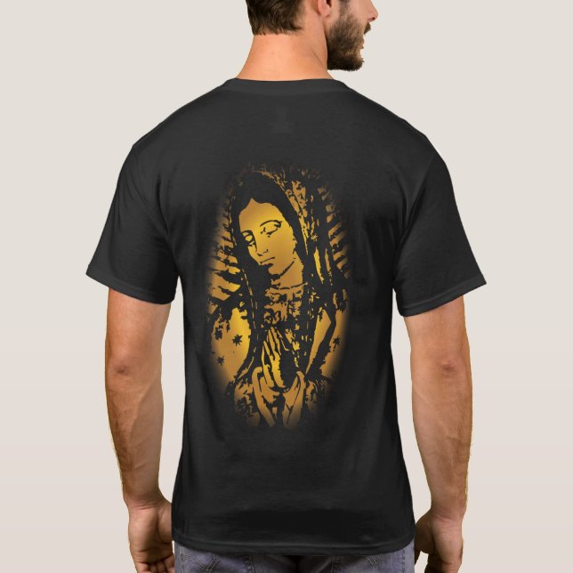 Nossa senhora da camisa de Guadalupe t (Verso)