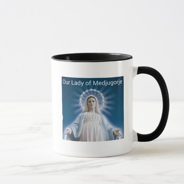 Nossa senhora da caneca de café de Medjugorje (Direita)