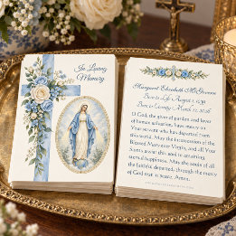 Nossa Senhora da Graça Azul Floral Memorial Católi