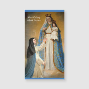 Nossa senhora de cartões magnéticos religiosos d