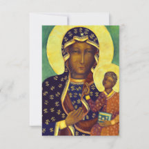 Nossa Senhora de Częstochowa Ícone da Madona Negra