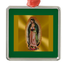 Nossa senhora de enfeites de natal de Guadalupe