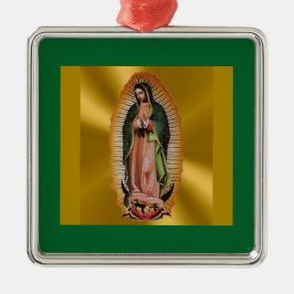Nossa senhora de enfeites de natal de Guadalupe