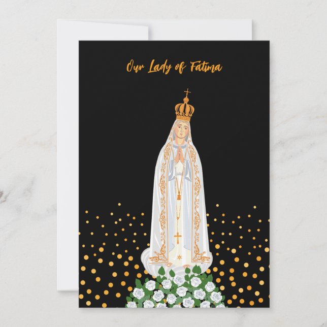 Nossa Senhora de Fátima Procissão das Velas aniver (Frente)