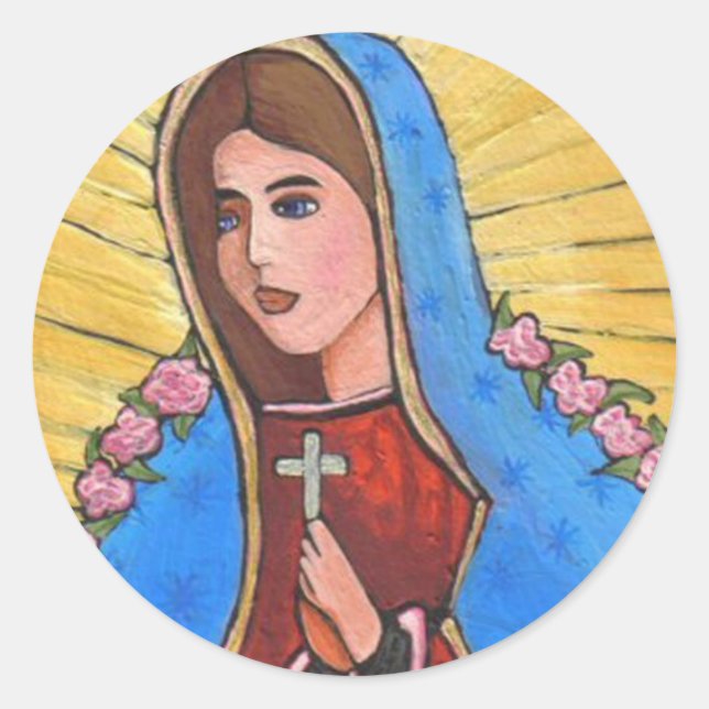 Nossa Senhora de Guadalupe - adesivo (Frente)