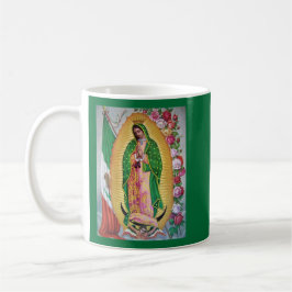 Nossa senhora de Guadalupe com a caneca do café da