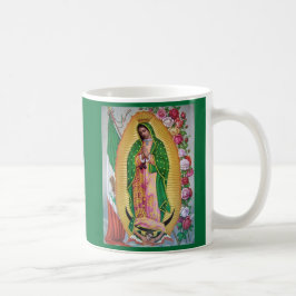 Nossa senhora de Guadalupe com a caneca do café da
