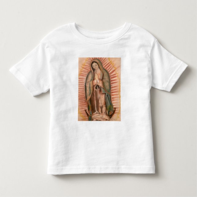 Nossa Senhora de Guadalupe Costumava Camiseta (Frente)