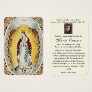 Nossa Senhora de Guadalupe, Funeral Espanhol, Sant