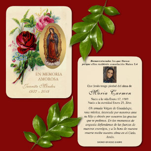 Nossa Senhora de Guadalupe, Funeral Espanhol, Sant