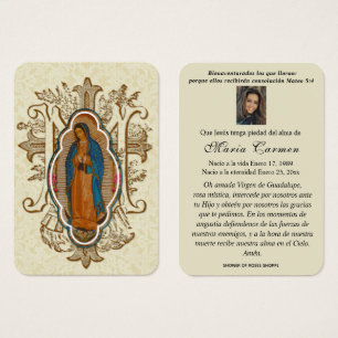 Nossa Senhora de Guadalupe, Funeral Espanhol, Sant