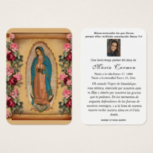 Nossa Senhora de Guadalupe, Funeral Espanhol, Sant