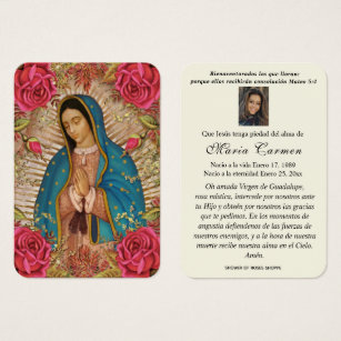Nossa Senhora de Guadalupe Funeral Espanhola Santa