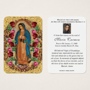 Nossa Senhora de Guadalupe Funeral Espanhola Santa