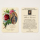 Nossa Senhora de Guadalupe Funeral Espanhola Santa (Frente & Verso)