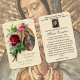 Nossa Senhora de Guadalupe Funeral Espanhola Santa (Our Lady of Guadalupe Catholic Funeral Prayer Card)