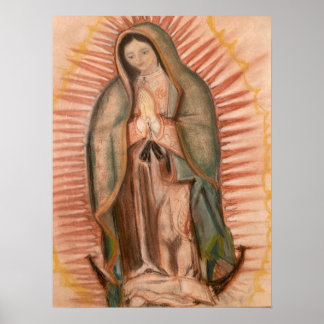 Nossa Senhora de Guadalupe Poster