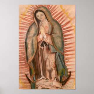 Nossa Senhora de Guadalupe Poster Personalizada