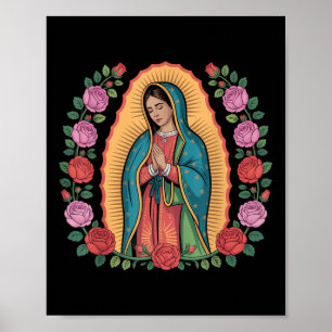 Nossa Senhora De Guadalupe Sant Mary Impressão de 