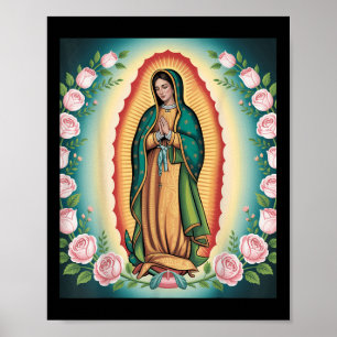 Nossa Senhora De Guadalupe Sant Mary Impressão Tra
