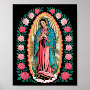 Nossa Senhora De Guadalupe Sant Mary Impressão Tra
