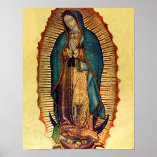 Nossa Senhora de Guadalupe Virgem Maria Poster