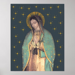Nossa Senhora de Guadalupe Virgem Maria Poster