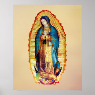 Nossa Senhora de Guadalupe Virgem Maria Poster