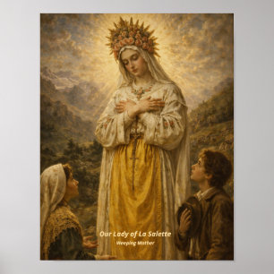 Nossa Senhora de La Salette Impressão de Arte