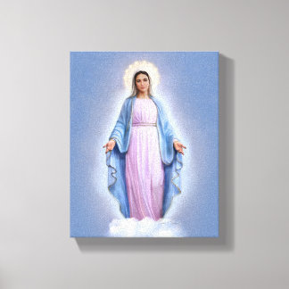 Nossa Senhora de Medjugorje, 8" x 10", Canvas