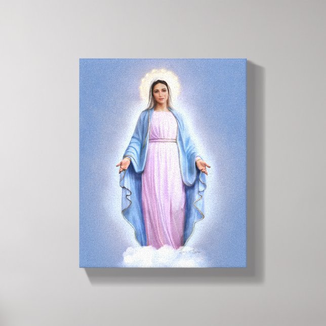 Nossa Senhora de Medjugorje, 8" x 10", Canvas (Frente)